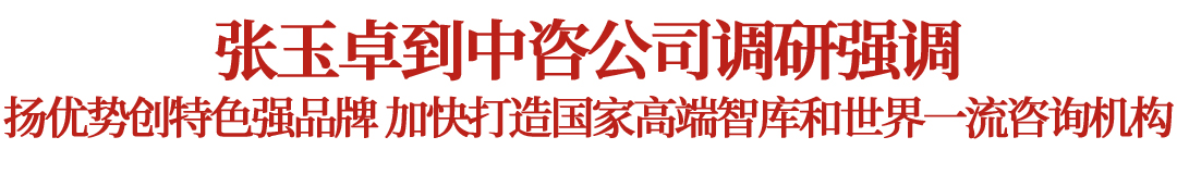 張玉卓到中國(guó)國(guó)際工程咨詢(xún)有限公司調(diào)研